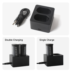 เครื่องชาร์จแบตเตอรี่คู่แบบ Type-C ยี่ห้อ OEM/RingTeam สำหรับกล้อง <span class=keywords><strong>Leica</strong></span> BP-SCL6 ชาร์จเร็ว ป้องกันหลายรูปแบบ พกพาสะดวกสำหรับการเดินทาง - Product Image 3