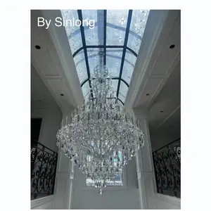Sinlong 장식 투명 경 사진 유리 돔 장식 새로운 디자인 스테인드 글라스 채광창