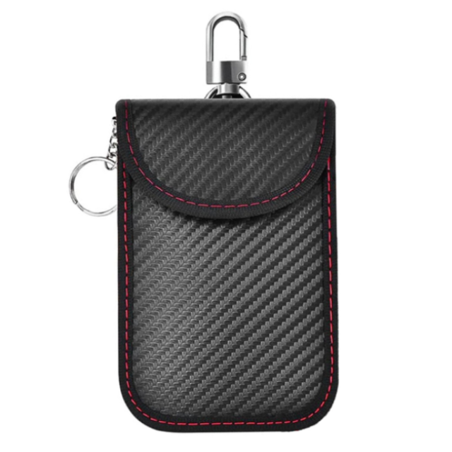 Anti-Theft Anti-Hacking Car RFID Signal Blocking Key Wallet Pouch Case Faraday Bag for Key Fob Faraday Box