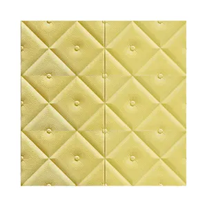 Wallpaper vinil PVC 3D, dapat dicuci tahan air desain geometris dapat dilepas stiker dinding untuk dekorasi rumah penutup Dinding