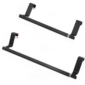 Portasciugamani Telescopico da <span class=keywords><strong>Cucina</strong></span> in Acciaio Inox, Barra Portasciugamani a Lunghezza Regolabile, Supporto per Asciugapiatti da Appendere Sopra la <span class=keywords><strong>Porta</strong></span> del Mobile - Product Image 1