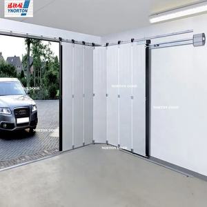 Venta caliente Puertas de garaje automáticas deslizantes horizontales Puertas seccionales eléctricas deslizantes laterales - Product Image 1