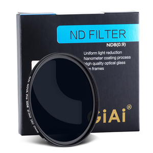Juego de Filtros Promist GiAi de 77 mm con Doble Recubrimiento Nano, Marco de Aleación de Aluminio, Color Negro Completo, ND, Antivaho, Impermeable para Cámara - Product Image 2