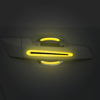 Accessoires de voiture bandes autocollantes réfléchissantes poignée de porte de voiture bande autocollante Anti-Collision pour décoration de voiture
