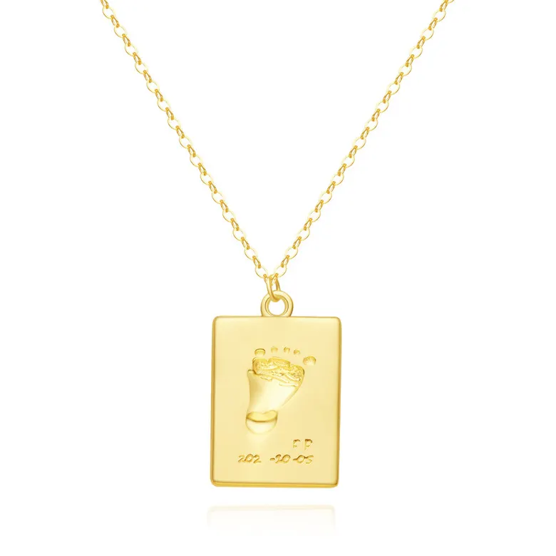 Collana con nome per bambini placcata in oro 14k nome personalizzato ciondoli gioielli per bambini 925 nomi in argento sterling per bambini