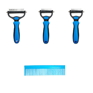 <span class=keywords><strong>2022</strong></span> nouveau Design toilettage pour animaux de compagnie chien et chat épilateur toilettage démêlage lame brosse peigne - Product Image 6