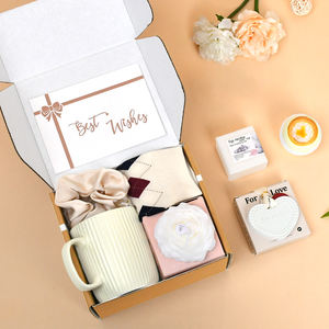 2024咖啡杯袜子肥皂蜡烛沐浴套装礼品篮女性自我护理套装促销礼品套装 - Product Image 6