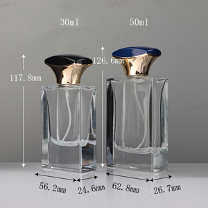 30ml chai nước hoa hình chữ nhật cao cấp 50ml với Thân thủy tinh trong suốt và nắp màu xanh lạ mắt - Product Image 6