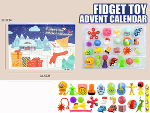 2023 vente chaude Anti Stress presser jouets sensoriel noël Fidget jouets Pack ensemble Fidget jouet <span class=keywords><strong>calendrier</strong></span> de l'avent - Product Image 5