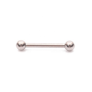 14G ASTM F136 impianta grado <span class=keywords><strong>titanio</strong></span> internamente filettato lingua bilanciere anello di <span class=keywords><strong>titanio</strong></span> <span class=keywords><strong>Piercing</strong></span> gioielli - Product Image 6