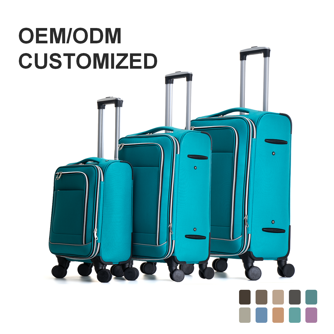 New Arrival Popular Design Carry on Luggage Travel Bags Soft Luggage Fabric Luggage Sets