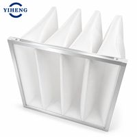 Sac filtrant en PP durable avec cadre en aluminium pour machines non tissées - Sac filtrant liquide en polypropylène de 1 à 200 microns avec bord métallique