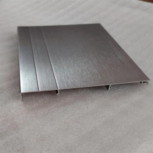 <span class=keywords><strong>Profil</strong></span> en aluminium anodisé noir personnalisé pour les structures de plat - Product Image 4