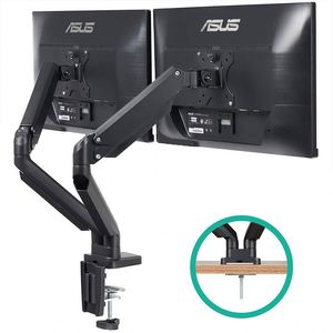 Wholesale Dual Monitor Stand with Gas Spring <b>Desktop</b> Arm TV Sizes 13"-27" in Stock - Product Image 6