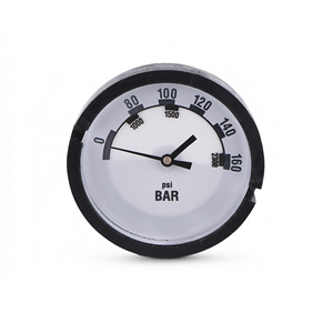 Manómetro Axial Analógico de Alta Presión de 40 mm con Carcasa de Hierro Fundido para Medición Industrial - Product Image 1