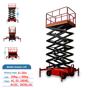 Factory Price 12m Mobile Scissor Lift Platform Hydraulic Manlift FSTSJY0.5- 12 Scissor Lift <b>Table</b> FSTSJY0.5- 12 FSTSJY0.5- 12 FS - Product Image 1