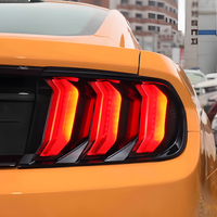 Feux arrière LED KGKB pour Ford Mustang 2015-2023, clignotants dynamiques de haute qualité, feux de freinage et de recul, installation facile (Plug and Play)