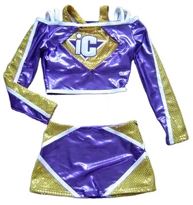 2021 nuovo uniformi cheerleading cheerleading costumi per cheerleader con il prezzo di fabbrica