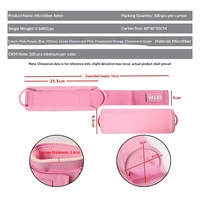 Sangle de cheville de fitness pour entraînement des jambes et des fessiers, respirante, antichoc, avec bande élastique réglable pour équipement de gym