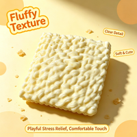Jouet Squishy en Bloc d'Argile, Simulation de Nouilles Instantanées Croustillantes à Remontée Lente, Jouet Anti-Stress Sonore à Effet Craquant