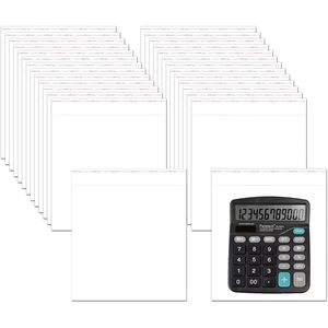 Square Adhesive Cellophane Bags 7x7 Clear Self Stick 300pcs Polypropylene For Calculator <b>Candy</b> Storage - Product Image 1