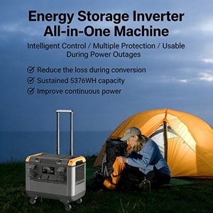 Station d'alimentation portable Demax T20 2400W 2016Wh avec batterie LiFePO4, générateur solaire avec onduleur à onde sinusoïdale pure et contrôleur MPPT - Product Image 4