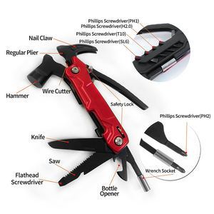 Kit <span class=keywords><strong>de</strong></span> Herramientas <span class=keywords><strong>de</strong></span> Supervivencia 15 en 1, Martillo, Alicates Multifuncionales Portátiles <span class=keywords><strong>de</strong></span> Acero Inoxidable para Supervivencia Táctica y <span class=keywords><strong>Camping</strong></span> - Product Image 2