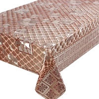 Nappe en plastique imperméable et anti-taches, housse de table en PVC pour la décoration de la maison
