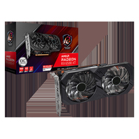 Cartes graphiques RX 6500 XT 4GB pour GDDR6 GPU 64Bit ordinateur VGA RX6500 cartes vidéo graphiques pour PC