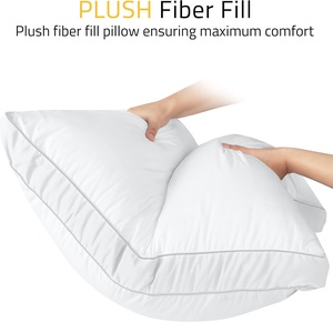 Almohadas Utopia Bedding, Tamaño Europeo (Blanco), Juego de 2, Calidad de <span class=keywords><strong>Hotel</strong></span>, Refrescantes, Reforzadas, para Dormir de Lado, Boca Arriba o Boca Abajo - Product Image 4