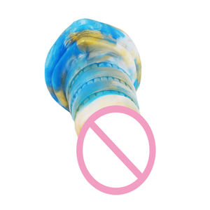 Dildo de Silicona Grande y Colorido para Mujeres, Resistente al Agua, Juguete Erótico para Parejas, Masajes y Masturbación - Product Image 6