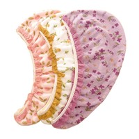 Turban de séchage rapide personnalisable en polaire corail et dentelle florale, 25x65cm, doux et confortable, très absorbant pour la maison et l'hôtel