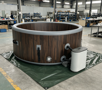 Baignoires Spa Gonflables de Luxe pour Extérieur, Jacuzzi à Jets Massants pour Jardin/Villa - Meilleures Ventes