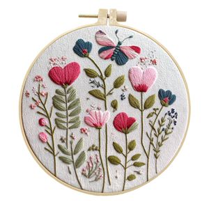 Kit <span class=keywords><strong>de</strong></span> Bordado a Mano para Principiantes, Juego Completo <span class=keywords><strong>de</strong></span> Hilos <span class=keywords><strong>de</strong></span> Algodón y <span class=keywords><strong>Lino</strong></span>, Patrón <span class=keywords><strong>de</strong></span> Gato <span class=keywords><strong>de</strong></span> Dibujos Animados y Flores, Decoración del Hogar, <span class=keywords><strong>Punto</strong></span> <span class=keywords><strong>de</strong></span> <span class=keywords><strong>Cruz</strong></span> - Product Image 5