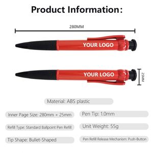 Wholesale Huge Big Advertising Ballpoint Custom Logo Printed Plastic Ball Pen for <b>Gifts</b> - Product Image 3