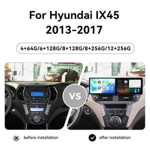 Radio de Auto ZWNAV Dual de 9.1 Pulgadas para Hyundai IX45 2013-2017, Android 15, Navegación GPS, Estéreo Multimedia, 4G LTE, Carplay Inalámbrico - Product Image 2