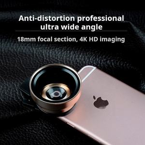 Atacado 2-em-1 lente adicional do telefone móvel Lente grande angular independente 12.5x Macro Fisheye lente do telefone móvel - Product Image 2