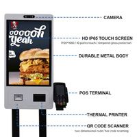 Terminal de commande et de paiement en libre-service interactif Touchwo Kiosque d'information en libre-service avec fonction SDK de caméra
