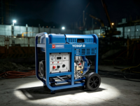 Générateur diesel Yuchai 5 kVA 5,5 kVA YC5GF-D à démarrage électrique, groupe électrogène diesel portable de type ouvert pour l'alimentation des zones éloignées