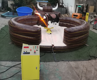 Taureau mécanique gonflable pour parc, machine électrique de rodéo, taureau mécanique pour adultes, jeux