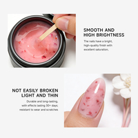 Gel de construction pour ongles, prix usine OEM, vente en gros, non toxique, pour salon de manucure, peinture d'art des ongles, gel dur pour extension d'ongles