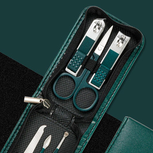 Ensemble de manucure et pédicure de qualité supérieure en acier inoxydable, 6 pièces, outil de beauté comprenant des coupe-ongles, une cuillère à oreilles, une lime à ongles, un instrument de beauté - Product Image 5