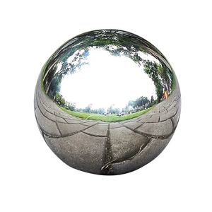Boules miroir en acier inoxydable AISI 304 316, 150 mm, 250 mm, 350 mm, 450 mm, boules creuses à roulement pour décoration - Product Image 1