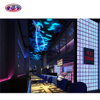 Projection de ciel de projecteur holographique interactif de créativité la plus récente pour l'affichage de hall commercial intérieur et extérieur