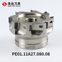Outil de fraisage à épaulement carré PE01 pour machine CNC avec support OEM personnalisé APKT11 et 16 inserts