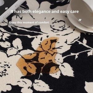 2024 Vintage divano francese tappeto rotondo per soggiorno camera da letto senza manutenzione modello geometrico moderno per uso auto - Product Image 2