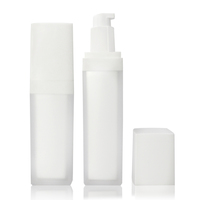 Flacon pulvérisateur vide rechargeable en PET dépoli blanc, avec pompe à fine brume, pour tonique et lotion, 100 ml, pour soins de la peau