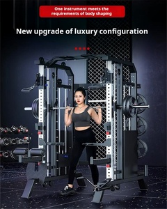 Machine Smith multifonctionnelle de haute qualité vendue directement par l'usine – Équipement de musculation multifonction pour salle de sport - Product Image 3