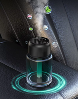 Diffuseur d'arômes pour voiture, diffuseur d'air frais pour voiture, logo personnalisé OEM, 160 ml, lumière supérieure en forme d'étoile, grande capacité, parfum pour voiture