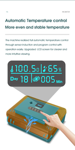 Hhd mới đầy đủ tự động Đặc điểm kỹ thuật nở máy điều khiển trang trại thương mại gà ngỗng trứng lồng ấp cho 25 con gà - Product Image 6